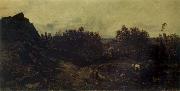 Theodore Rousseau View on the Outskirts of Granville oil painting on canvas
